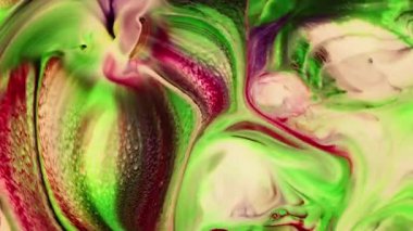 Soyut Mürekkep Boyası Yayılma Şekilleri 