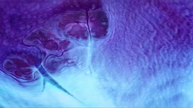 Soyut Mürekkep Boyası Yayılma Şekilleri 