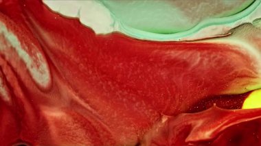 Soyut Mürekkep Boyası Yayılma Şekilleri 