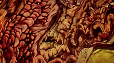 Soyut Mürekkep Boyası Yayılma Şekilleri 