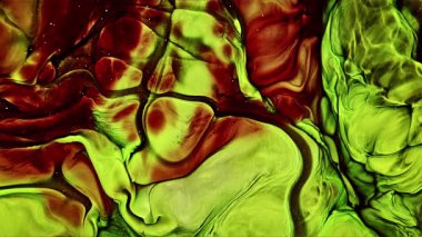 Soyut Mürekkep Boyası Yayılma Şekilleri 