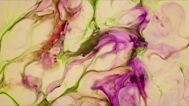 Soyut Mürekkep Boyası Yayılma Şekilleri 