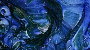 Soyut Mürekkep Boyası Yayılma Şekilleri 