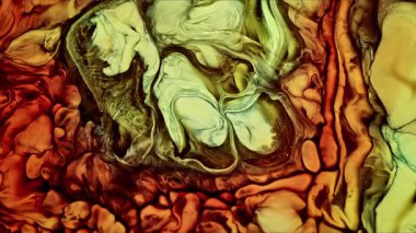 Soyut Mürekkep Boyası Yayılma Şekilleri 