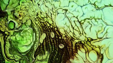 Soyut Mürekkep Boyası Yayılma Şekilleri 