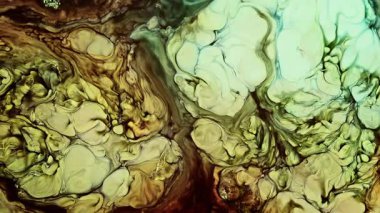 Soyut Mürekkep Boyası Yayılma Şekilleri 