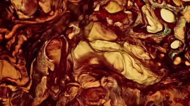 Soyut Mürekkep Boyası Yayılma Şekilleri 