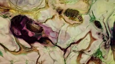 Soyut Mürekkep Boyası Yayılma Şekilleri