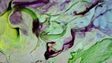 Soyut Mürekkep Boyası Yayılma Şekilleri