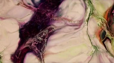 Soyut Mürekkep Boyası Yayılma Şekilleri