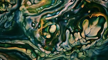 Soyut Mürekkep Boyası Yayılma Şekilleri