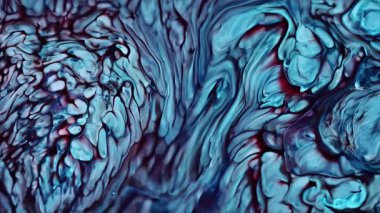 Soyut Mürekkep Boyası Yayılma Şekilleri