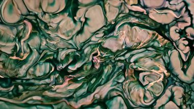 Soyut Mürekkep Boyası Yayılma Şekilleri