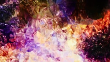 Soyut Mürekkep Boyası Yayılma Şekilleri