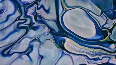 Soyut Mürekkep Boyası Yayılma Şekilleri