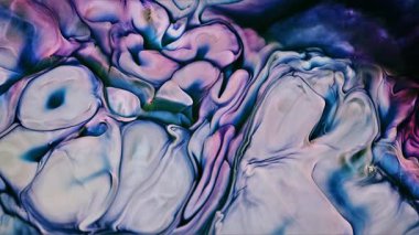 Soyut Mürekkep Boyası Yayılma Şekilleri