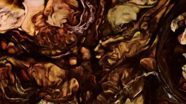 Soyut Mürekkep Boyası Yayılma Şekilleri