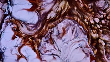 Soyut Mürekkep Boyası Yayılma Şekilleri