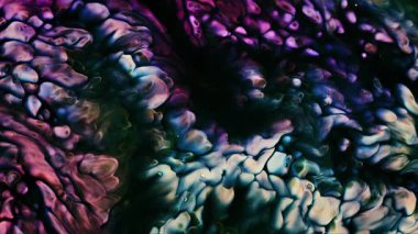 Soyut Mürekkep Boyası Yayılma Şekilleri