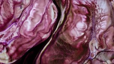 Soyut Mürekkep Boyası Yayılma Şekilleri