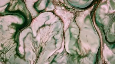 Soyut Mürekkep Boyası Yayılma Şekilleri