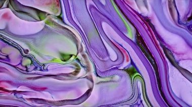 Soyut Mürekkep Boyası Yayılma Şekilleri