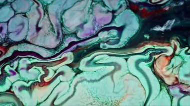 Soyut Mürekkep Boyası Yayılma Şekilleri