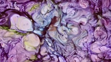 Soyut Mürekkep Boyası Yayılma Şekilleri