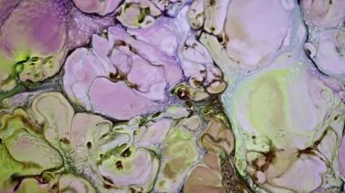 Soyut Mürekkep Boyası Yayılma Şekilleri