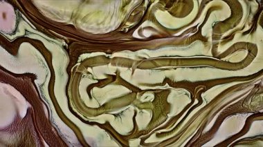 Soyut Mürekkep Boyası Yayılma Şekilleri