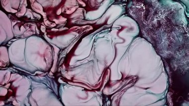 Soyut Mürekkep Boyası Yayılma Şekilleri