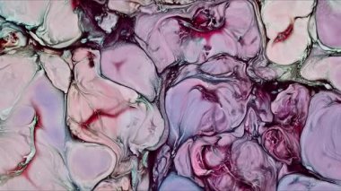 Soyut Mürekkep Boyası Yayılma Şekilleri