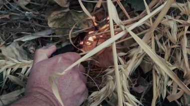 Zararlı otları ve çalıları yakmak