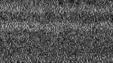 Analog Eski TV Sinyal Yok Gürültüsü