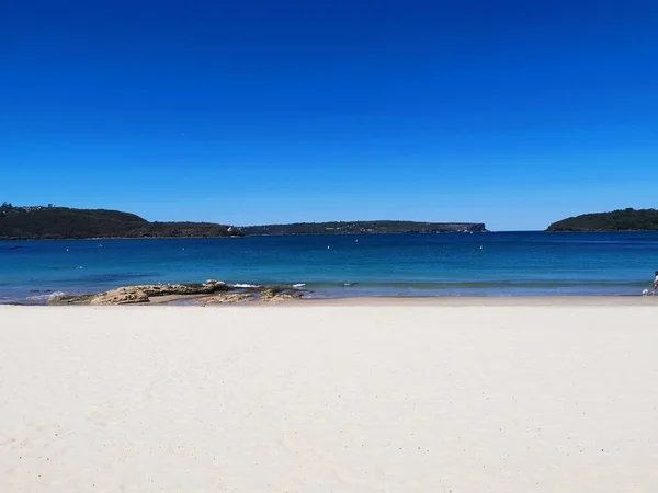 November 2022 Balmoral Beach Nsw Australien Turkos Hav Och Sandstrand — Stockfoto