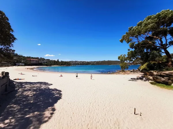 Novembre 2022 Balmoral Beach Nsw Australia Veduta Della Spiaggia Sabbiosa — Foto Stock