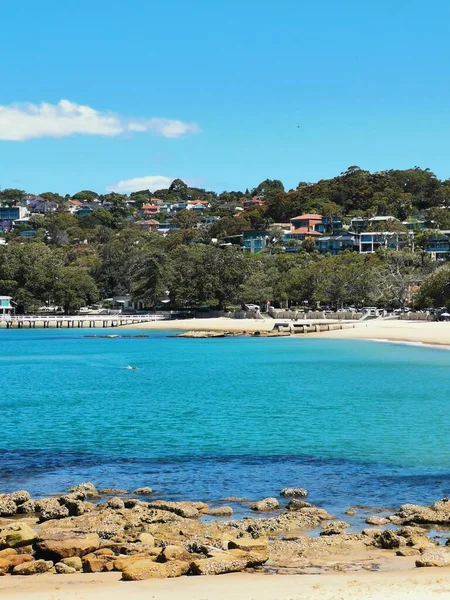 November 2022 Balmoral Beach Nsw Ausztrália Kilátás Homokos Strandra Tengerre — Stock Fotó