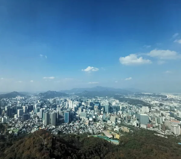 2022年10月28日 ソウル 秋の韓国の空中風景 高品質の写真 — ストック写真