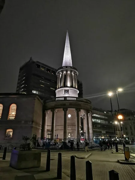 Březen 2023 Londýn Anglie Velká Británie All Souls Church Langham — Stock fotografie