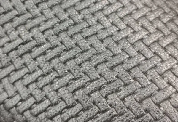 Arrière Plan Plein Cadre Tissu Texturé Chevrons Gris Moyen Avec — Photo