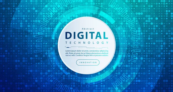 Velocidade Tecnologia Digital Conecta Fundo Verde Azul Informação Nano Cibernético — Vetor de Stock