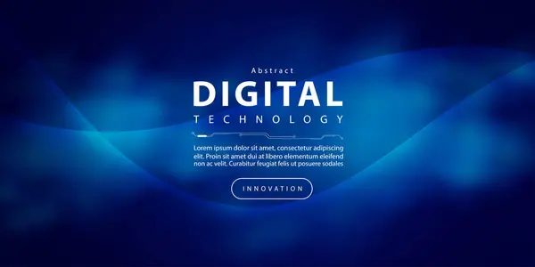Tecnología Digital Abstracta Circuito Futurista Fondo Verde Azul Tecnología Ciencia — Vector de stock