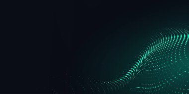 Teknoloji dijital fütüristik internet ağı bağlantısı koyu siyah arkaplan, yeşil soyut siber bilgi iletişimi, Ai büyük veri bilimi, yenilik gelecekteki teknoloji çizgisi çizim vektörü 3d