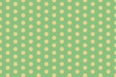 Sarı renk heptagonlar fayans deseni - pürüzsüz düzenlenebilir tekrarlanan yeşil vektör arkaplanı.
