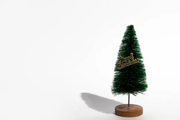 Decoración Del Árbol Navidad Sobre Fondo Blanco —  Fotos de Stock