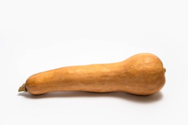 Taze kabak beyaza izole edilmiş.