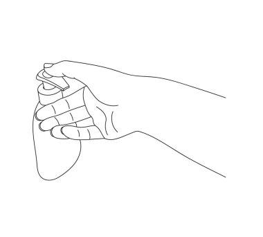 Sabun dağıtıcı çizgisi çizelgesi çizimi