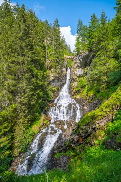 Riesach Waterfall Untertal Valley Rohrmoos Untertal Schladminger Alps Austria — Foto Stock