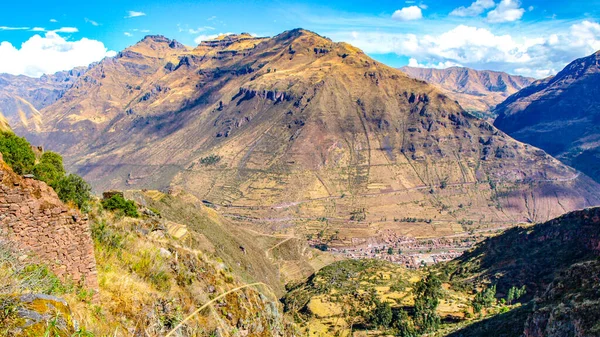 Pisac Urubamba Vadisi Yakınındaki Cusco Peru Nka Arkeolojik Sit — Stok fotoğraf