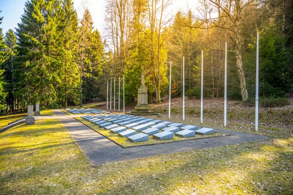 Monument to the victims of the concentration camp in the area of the former AL Reichenau concentration camp. It was established in March 1944 as a branch of the Polish concentration camp Gross-Rosen
